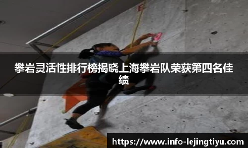 攀岩灵活性排行榜揭晓上海攀岩队荣获第四名佳绩